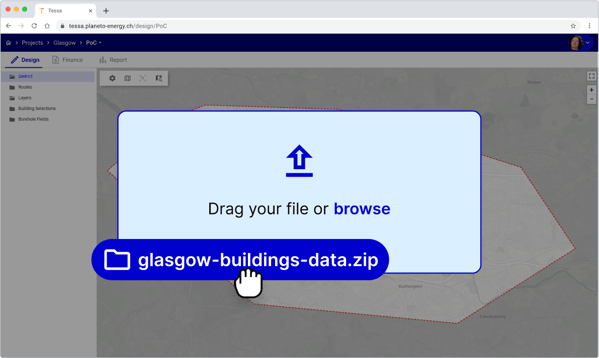 Building clustering output